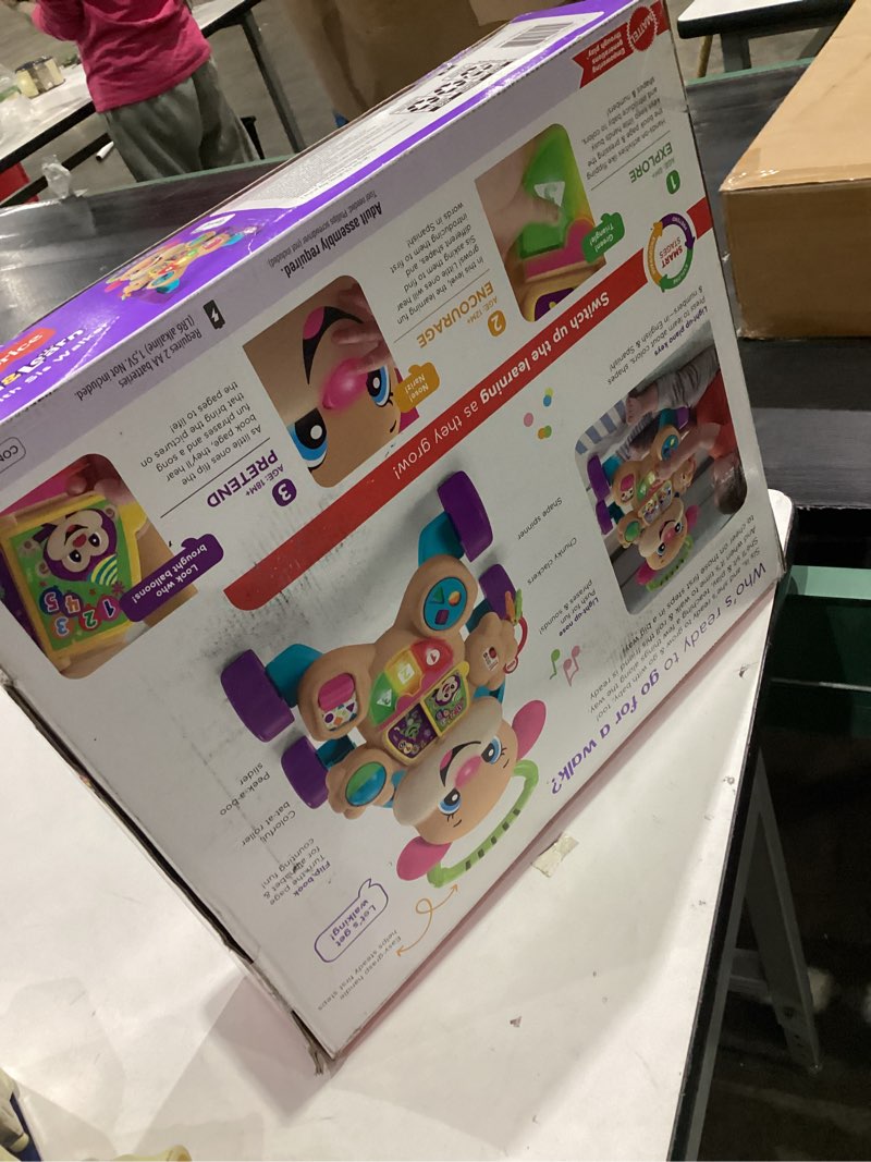 Condition photo showing New/Like New for Fisher-Price Baby Toy Laugh & Learn Smart Stages Sis Walker with Educational Music Lights & Activities for Infants Ages 6+ Months