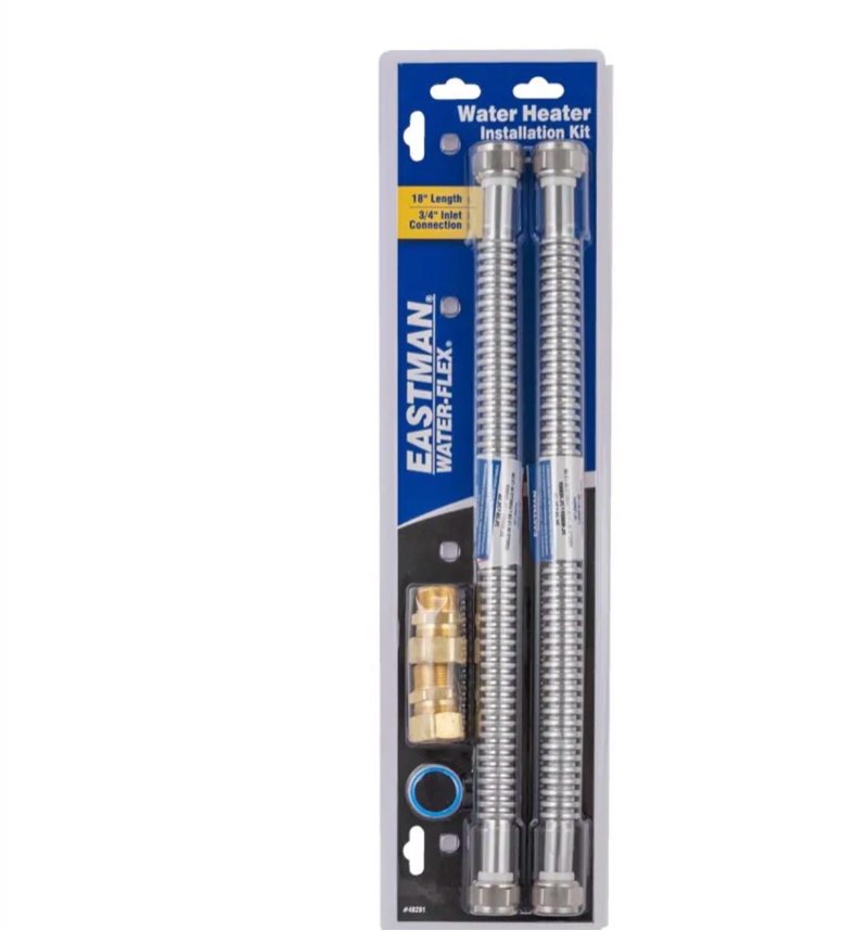 eastman stainless steel installation kit for electric water heater ...