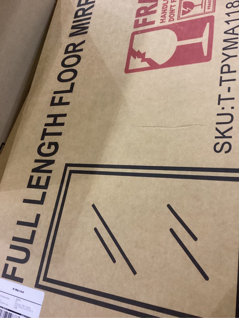 Bathroom Mirror for Wall with Wooden Frame, 30"x20" Rustic Farmhouse Vanity Mirror with Solid Wood F