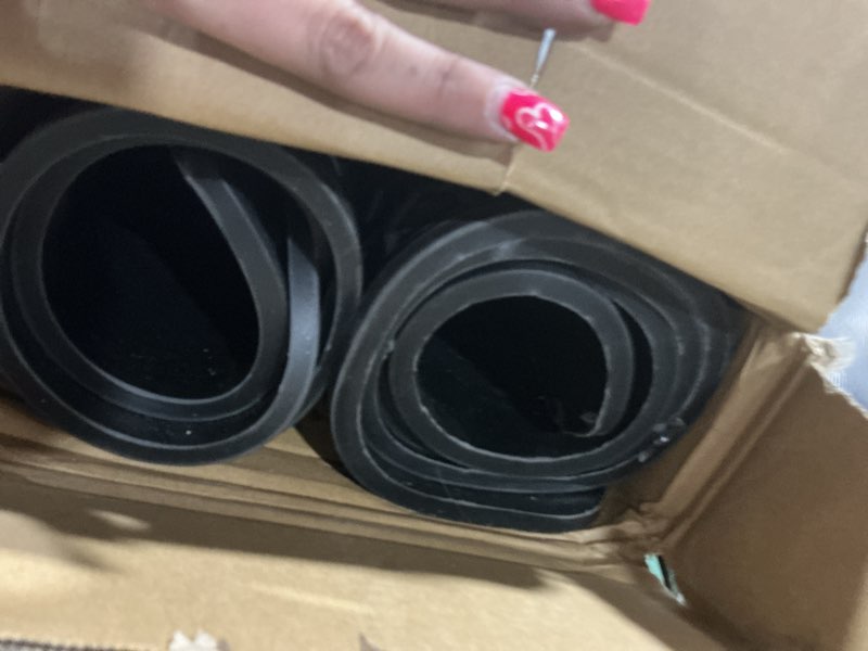 Condition photo showing Good Condition for Car Floor Mats Custom Fit for Hyundai Santa Fe 2021 2022 2023 2024 ?Only Hybrid? Odorless Washable Heavy Duty Rubber (All Weather) Floor Liners Set Black Black Floor mats 2021-2024 (Hybrid Only)