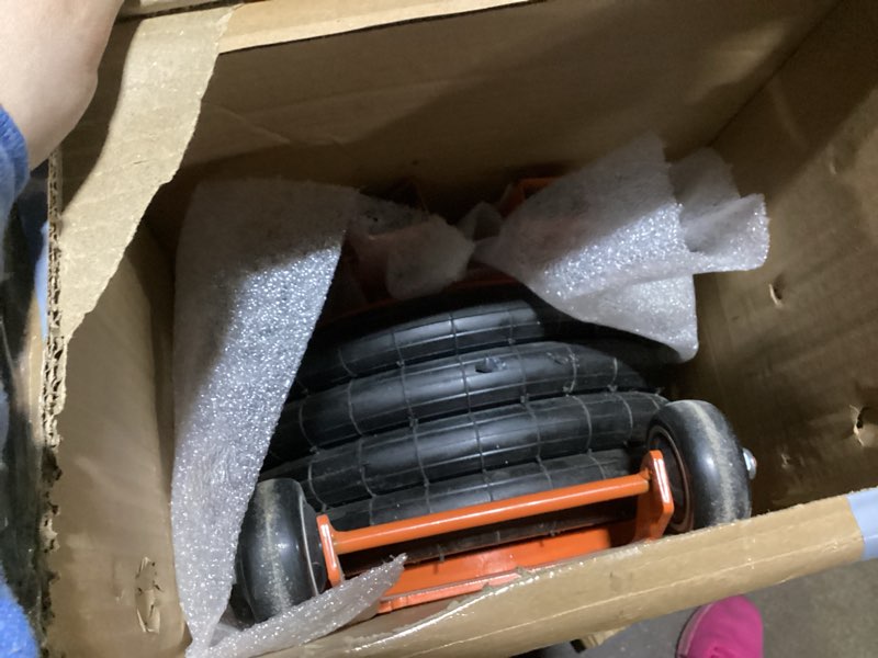 Condition photo showing Good Condition for VEVOR Air Jack, 6 Ton/13000 lbs Quadruple Bag Air Jack, Lift up to 26.5", with Heightened Column & Adjustable Handle, Thick Rubber Pad, 2-5 S Fast Lifting Pneumatic Jack for Car, SUV, Pickup Truck 6T/high 26.5in