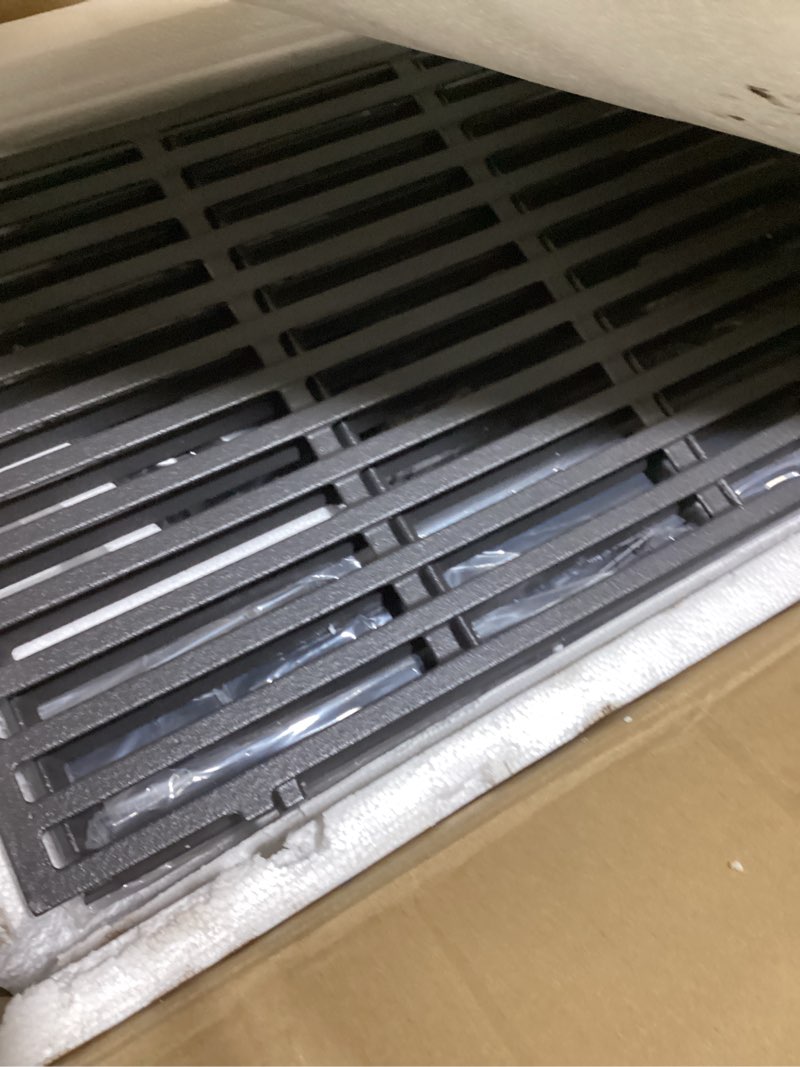 Condition photo showing Good Condition for grill parts kit for weber genesis 300 310 330 genesis e330 e310 s310 s330 ep330 s320 e320 parts for weber 7621 flavorizer bars 17.5", genesis 7524 grates 7622 heat deflector, 4pcs 62752 burner tube ss+porcelain enameled+cast iron silver+black-grate with 4 burner