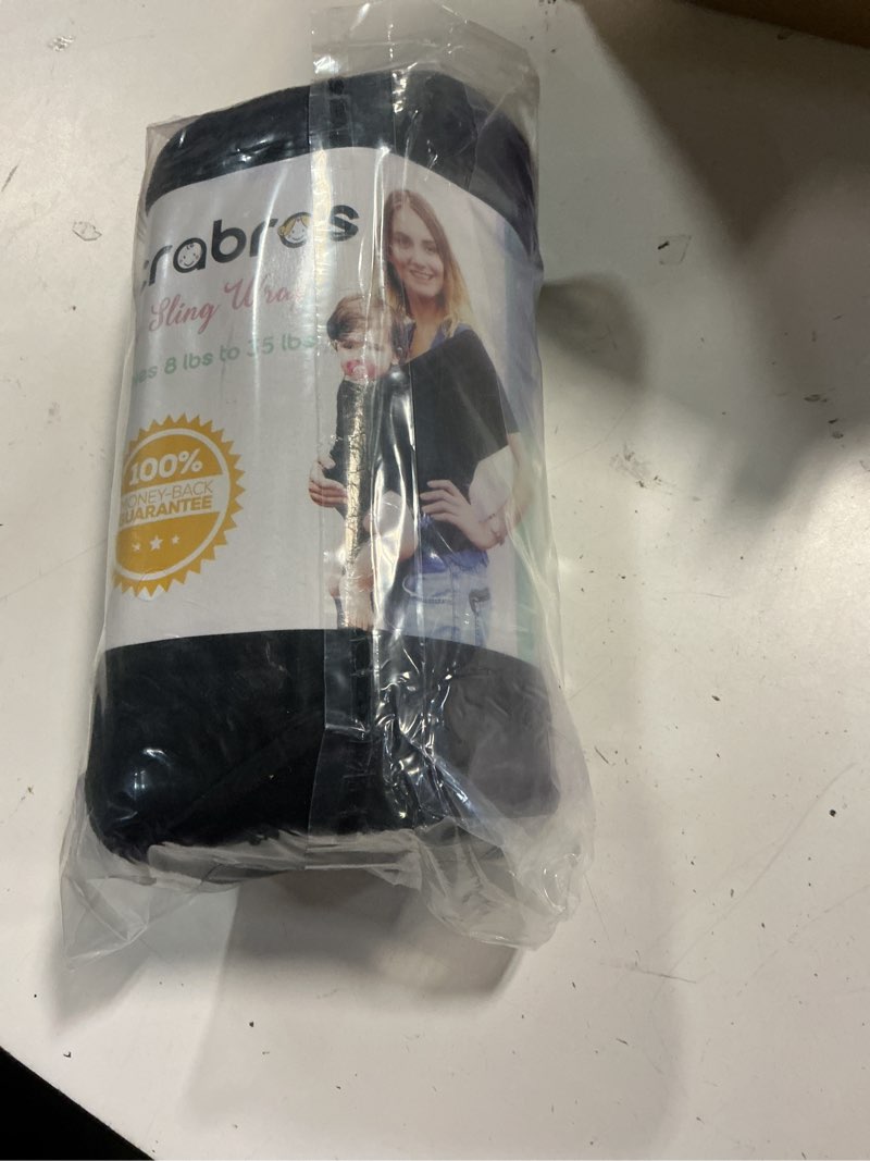 Condition photo showing New/Like New for acrabros baby wrap carrier,hands free baby carrier sling,lightweight,breathable,softness,perfect for newborn infants and babies shower gift,black