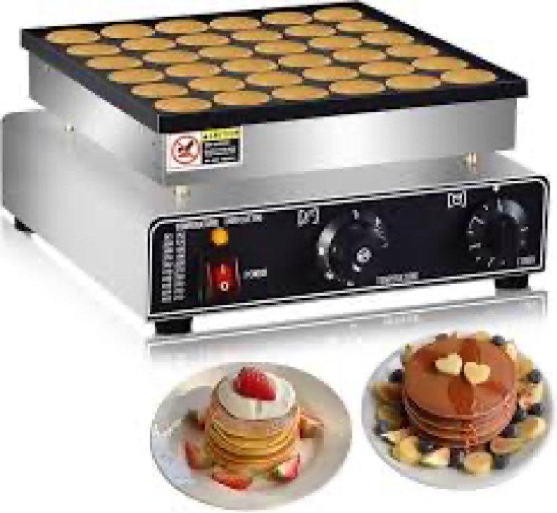 110v commercial mini dutch pancake maker,36pcs mini pancake maker machine,dutch poffertjes grill,sta