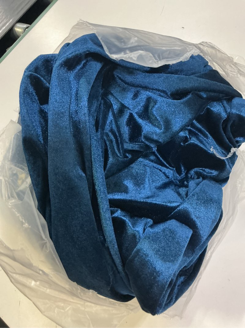 Condition photo showing As Is for modfuns navy blue aisle runner for wedding velvet aisle runner rug 4x30ft event carpet runners aisle outdoor party runners rug aisle floor runnered beach runway for celebration prom event carpet 4' x 30' (rectangular) navy blue