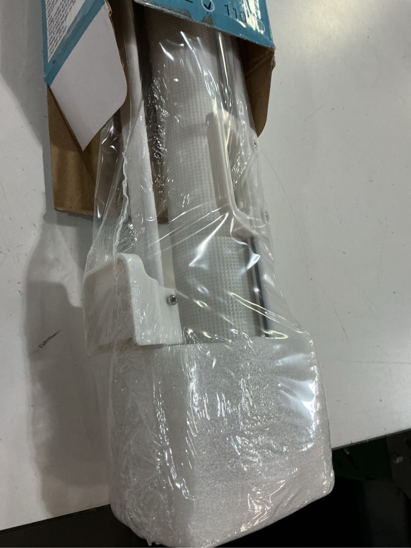 Condition photo showing New/Like New for probebi retractable baby & dog gate - extends to 72" wide, 34" tall, for stairs, doorways, hallways & outdoor use b-white 34" tall x 72" wide