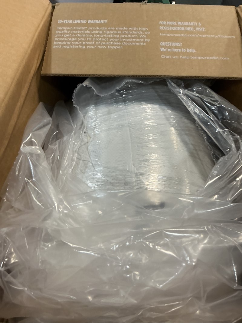 Condition photo showing As Is for Tempur-Pedic TEMPUR Supreme Topper, Twin XL Twin XL 3"