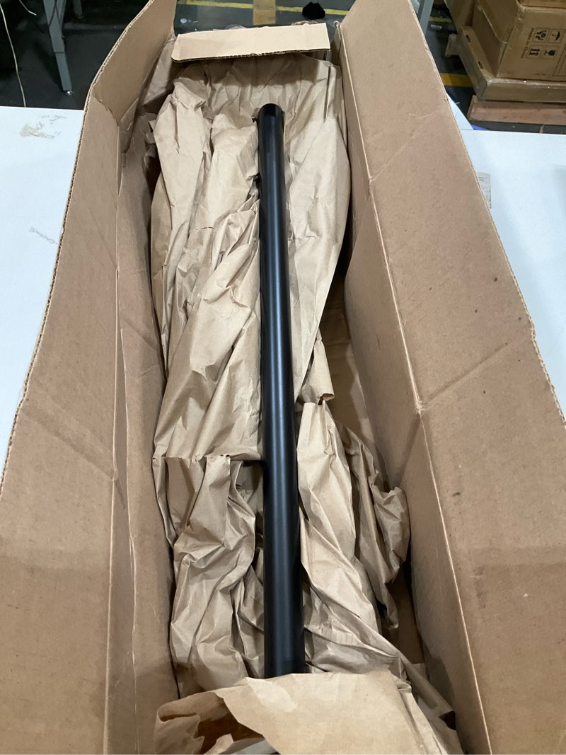 Condition photo showing Good Condition for progress lighting airpro ceiling fan downrod, 3/4-inch diameter x 24-inch height, compatible with airpro fans, easy installation, ideal for 11- to 12-foot ceilings, black 24-inch black