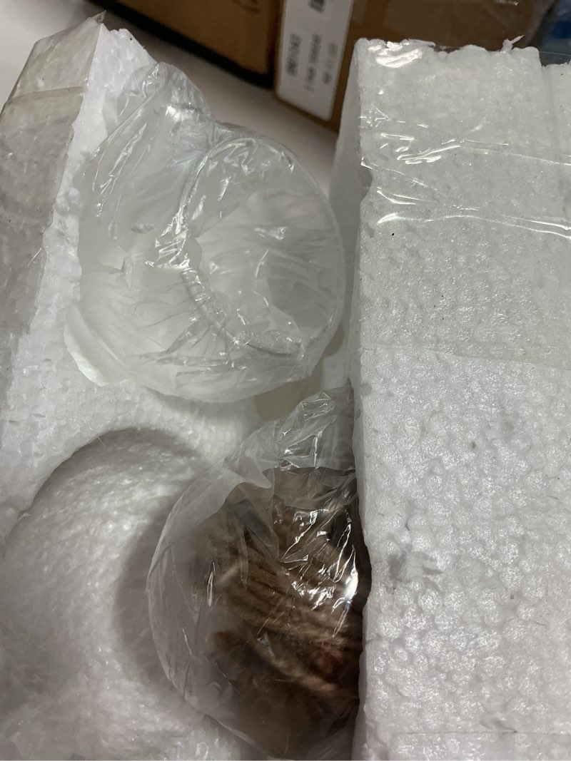 Condition photo showing New/Like New for nuptio 24 pcs hanging glass tealight holder globe 2.36" diameter, tea light candle holders wedding christmas halloween home diy gifts, garden hanging ornaments outdoor candle holders 2.36 inches 24