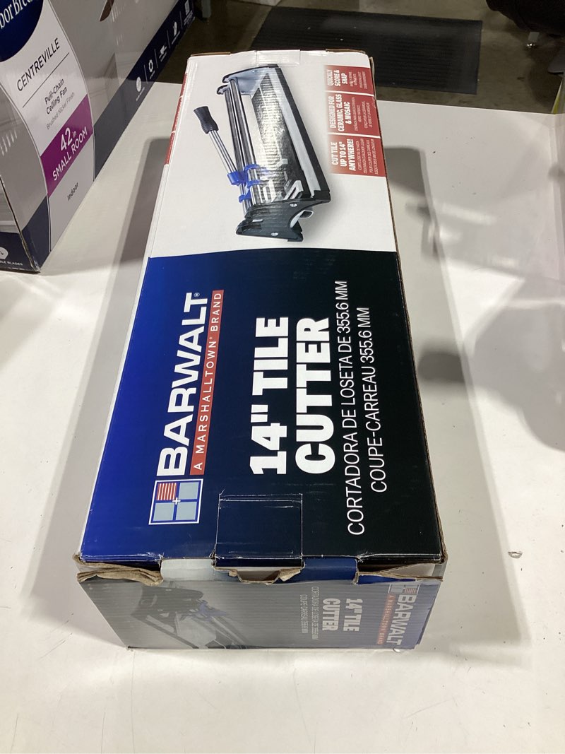 Condition photo showing As Is for barwalt 14-in tile cutter