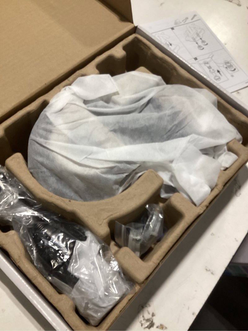 Condition photo showing Good Condition for kohler premise matte black 4-in centerset 2-handle watersense mid-arc residential handle