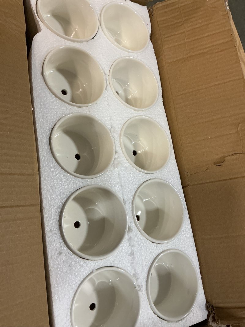 Condition photo showing New/Like New for Yaomiao 20 Pcs Thank You Employee Appreciation Gifts Bulk Succulent Plant Gifts for Women Ceramic Pot Succulent Flower Pots with Bamboo Tray Thank You Gift for Coworkers Teachers Nurse Volunteer