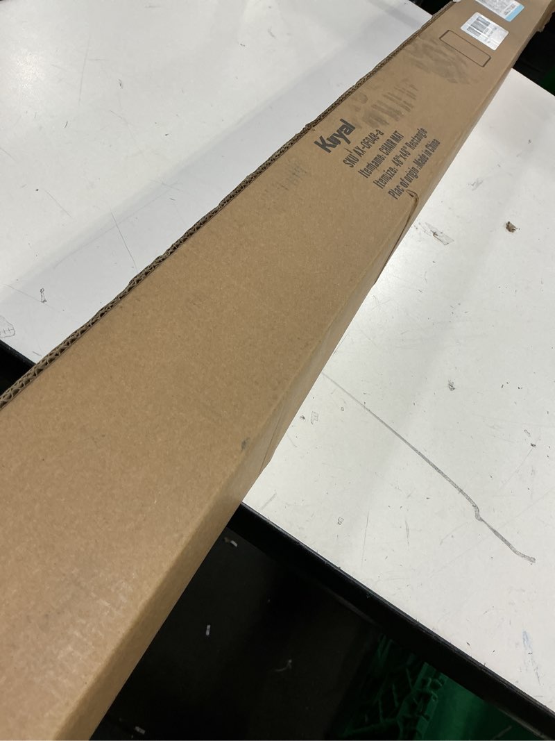 Condition photo showing Good Condition for Kuyal Clear Chair mat for Hard Floors 48 x 48 inches Transparent Floor Mats Wood/Tile Protection Mat for Office & Home(48" X 48" Square)