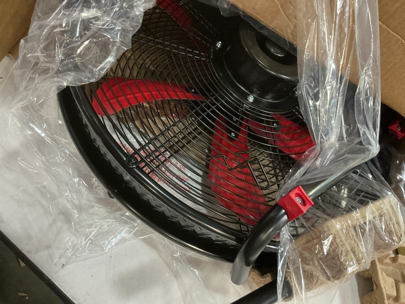 Condition photo showing As Is for (similar)tough user manual display 20\\\\\\\" sealed motor drum fan