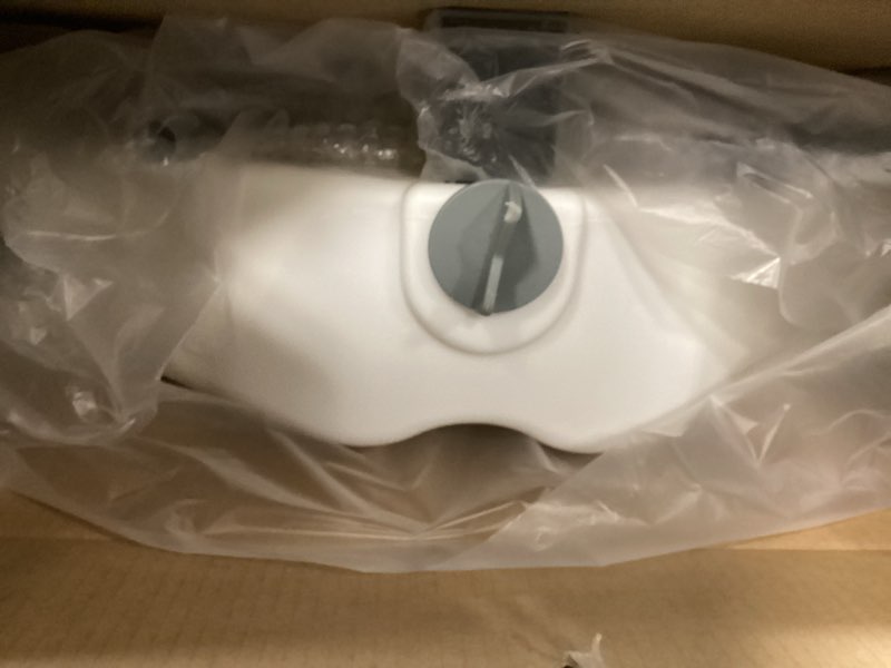 Condition photo showing Good Condition for 5" raised toilet seat with removable padded handles, toilet seat riser fit for seniors, elevated toilet seat & durable construction & secure locking