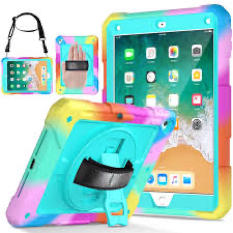 LTROP iPad 6th/5th Generation Case(2018/2017), iPad Air 2 Case, iPad 9.7 Inch Case, Shockproof Kids 