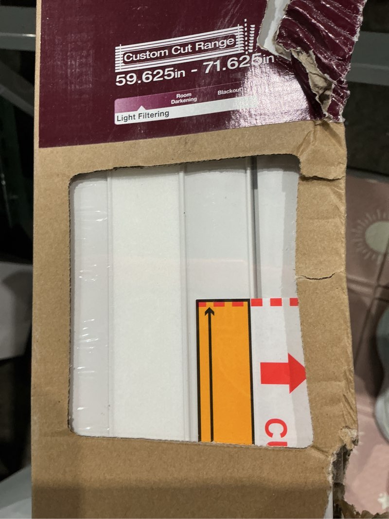 Condition photo showing Good Condition for snow drift top down bottom up cordless light filtering cellular shades - 72 in. w x 72 in. l (actual size 71.75 x 72)