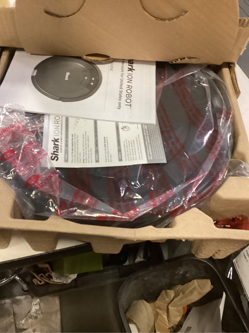 Condition photo showing Good Condition for Shark AV753 ION Robot Vacuum, Tri-Brush System, Wifi Connected, 120 Min Runtime, Works with Alexa, Multi Surface Cleaning, Grey ION Robot (Grey)