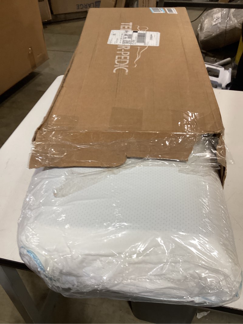 Condition photo showing As Is for tempur-pedic tempur-cloud dual cooling pillow, king (pack of 1), white king 1