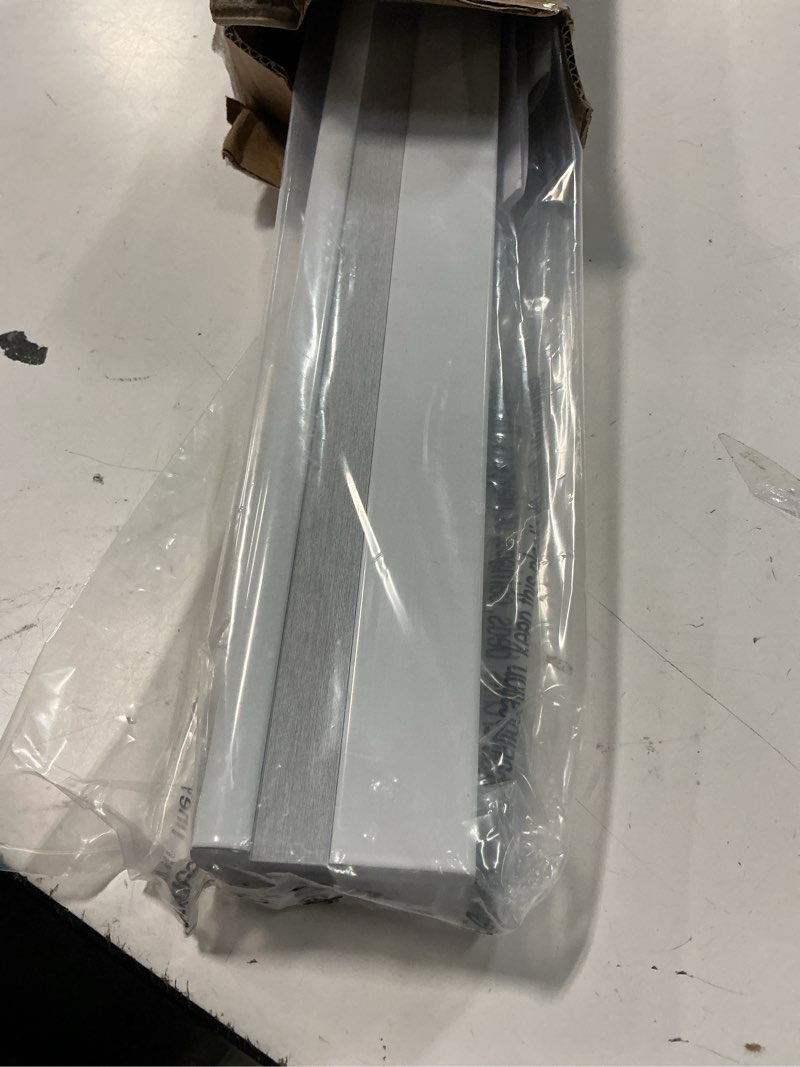Condition photo showing Good Condition for lazblinds cordless cellular shades for french doors, no drill french door blinds for privacy, blackout light blocking honeycomb shades for sliding doors front door patio, 1 pack, 18" w x 24" h, white white-blackout 18"w x 24"h