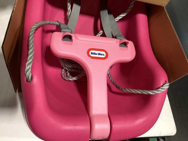 Condition photo showing Good Condition for little tikes 2-in-1 snug 'n secure swing magenta magenta swing
