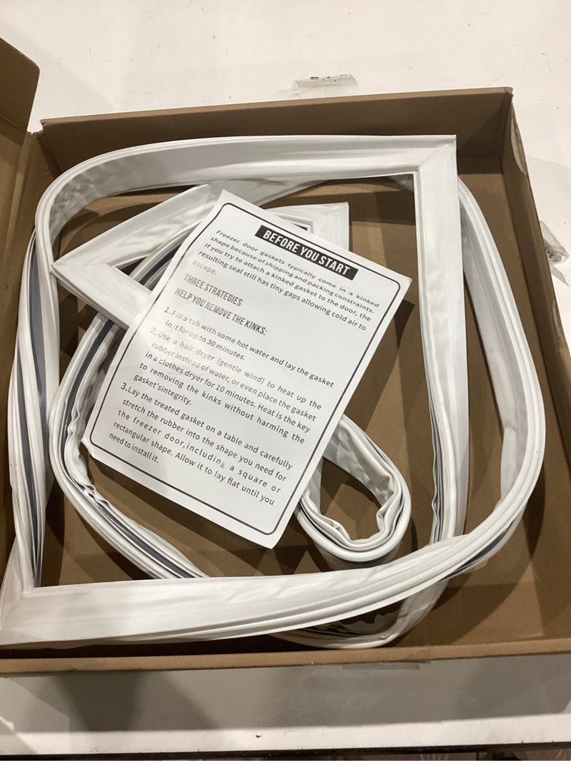Condition photo showing Good Condition for upgraded 242193206 refrigerator door gasket compatible with frigidaire door gasket white, refrigerator door seal for kenmore refrigerator door gasket fftr1821tw0 fftr1814tw0 fftr1814twg fftr1831qp2