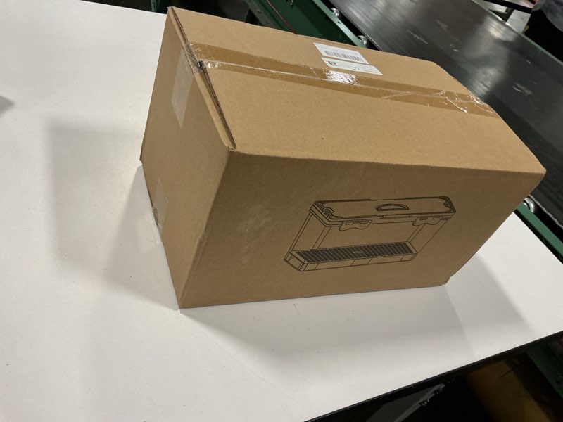 Condition photo showing New/Like New for Large Snackle Box Container, Picnic Basket with Lid and Handle, 8 Big Compartment Clear Organizer Divided Serving Tray for Biscuit, Fruits, Charcuterie - Perfect for Travel, Picnic, Beach & Party 1 Pack (8 Compartments)