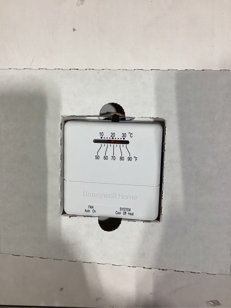 Condition photo showing As Is for Honeywell Home CT31A1003 Heat/Cool Non-Programmable Thermostat, Beige (Pack of 1)