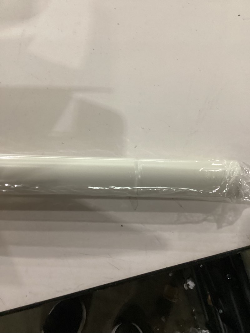 Condition photo showing New/Like New for Similar to ***KAMANINA 1 Inch Double Curtain Rod for Windows 72 to 144 Inches (6-12 Feet), Iovry White Heavy Duty Drapery Rod, Adjustable Double Rods with Round Finials Ivory White 72-144\"
