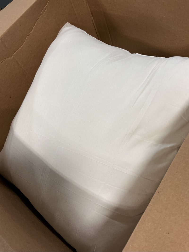 Condition photo showing Good Condition for miulee throw pillows inserts, pack of 2 18x18 inch 100% virgin fiber filling bed couch pillows