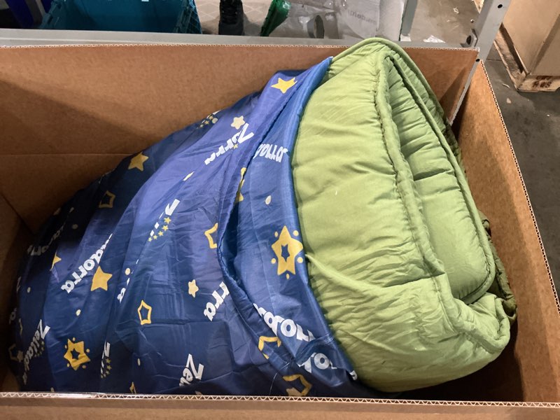 Condition photo showing As Is for zelladorra japanese floor mattress, futon mattress with portable storage bag and washable cover