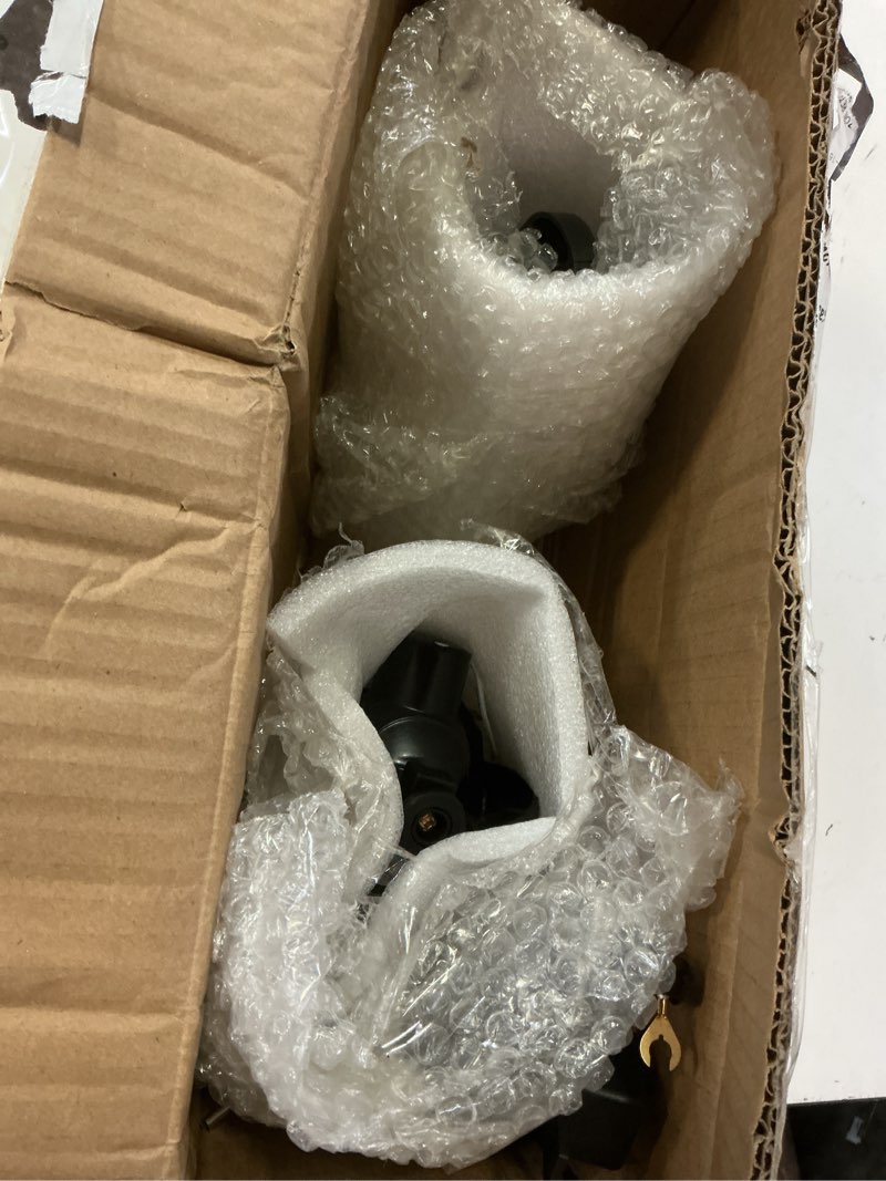 Condition photo showing As Is for hecasa pair led fog lights w/bezel compatible with 2011-2014 chrysler 300 replacement for 68127946ab 68127947ab ch1039126 front fog lamp kit cover trim clear lens+black bezel lh & rh