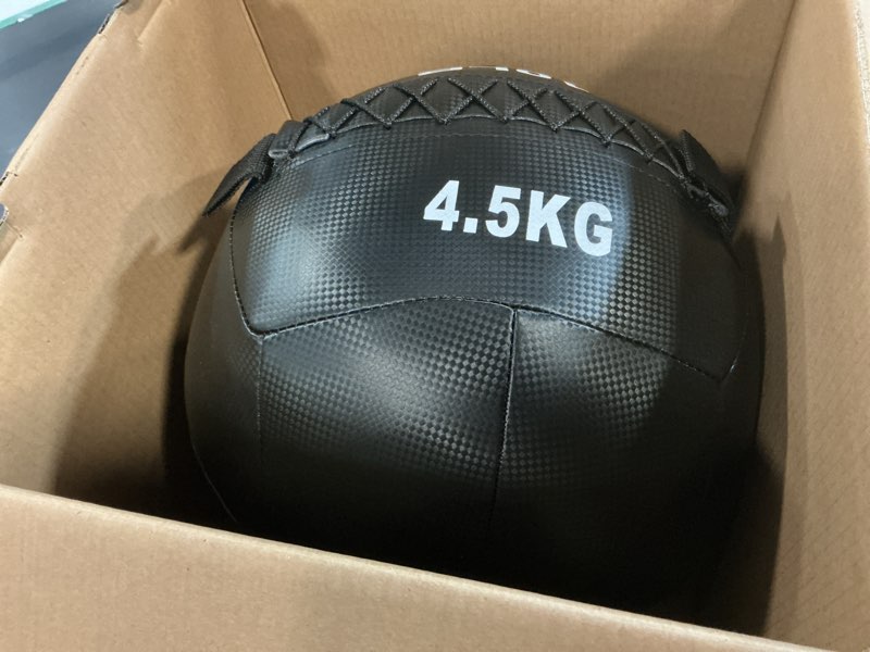 Condition photo showing Good Condition for lunmon soft wall medicine ball for exercise fitness slam weighted med ball with non slip grip for slamming workout strength conditioning core training lunge and partner toss 1 10 lbs