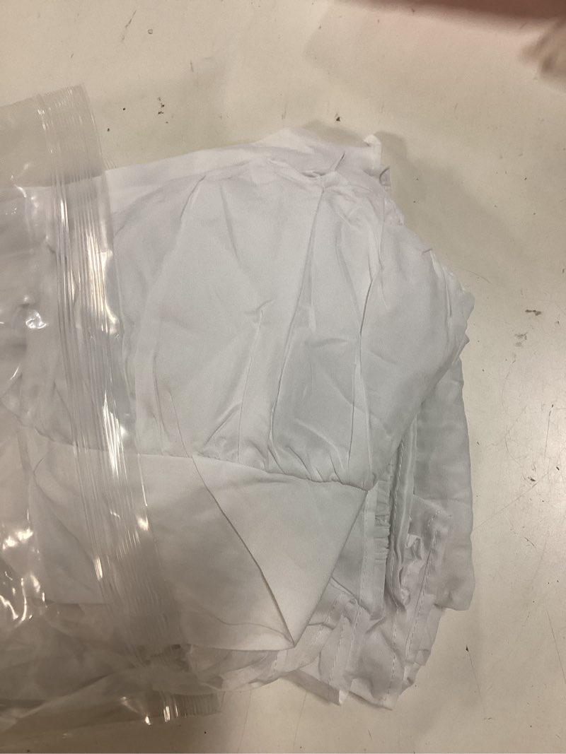 Condition photo showing Good Condition for two piece skirt set for women summer boho vacation outfits off shoulder crop top and maxi skirts matching sets going out 2026 small white