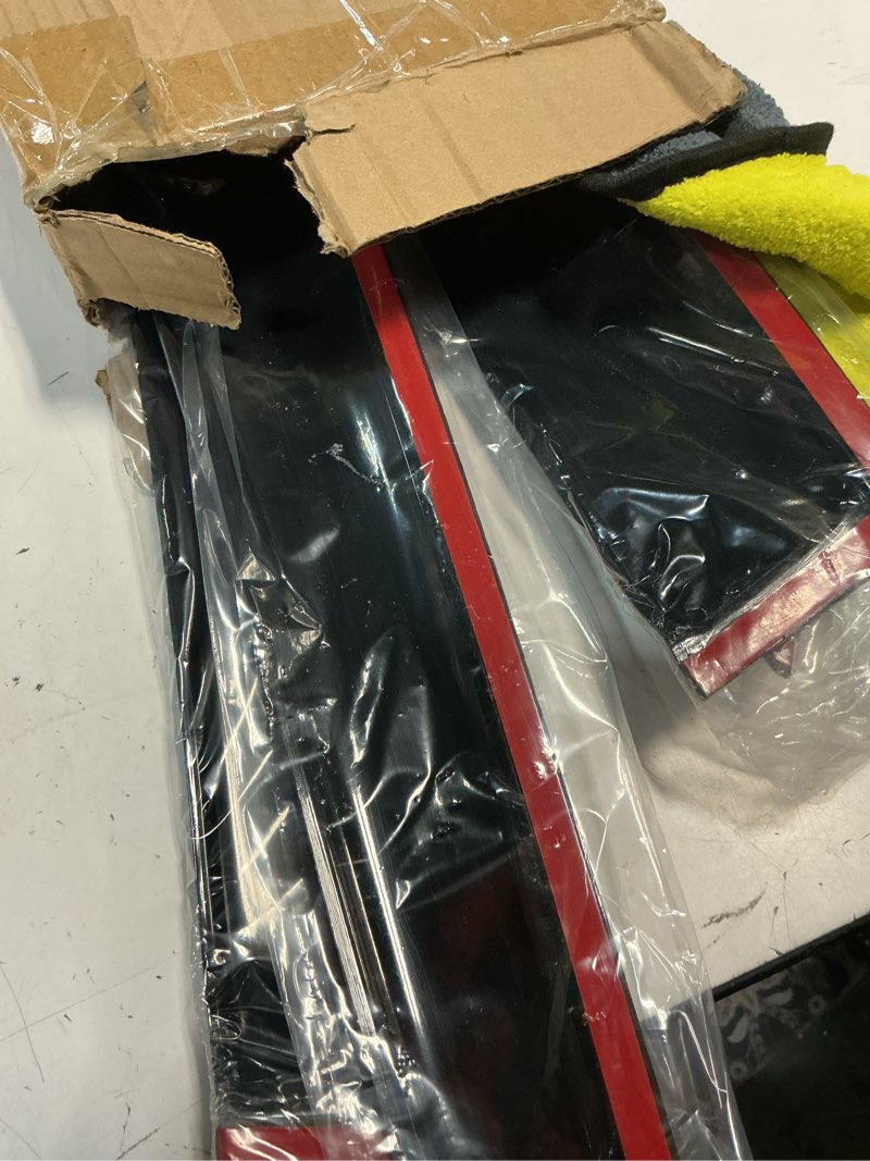 Condition photo showing As Is for window visors rain guards for hyundai elantra 2021 2022 2023 2024 accessories, wind deflectors vent shades for hyundai elantra e102-for-hyundai-elantra-21/24