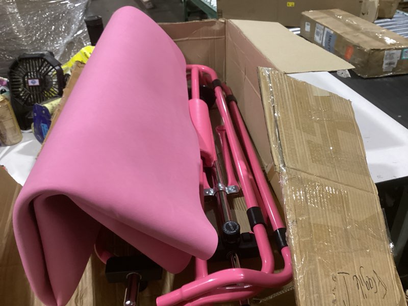 Condition photo showing Good Condition for (similar to the) gymnastics bar with mat for kids, adjustable height gymnastic horizontal bars with mat, folding gymnastic training monkey bars, junior expandable training kip bar for home pink with pimk ma