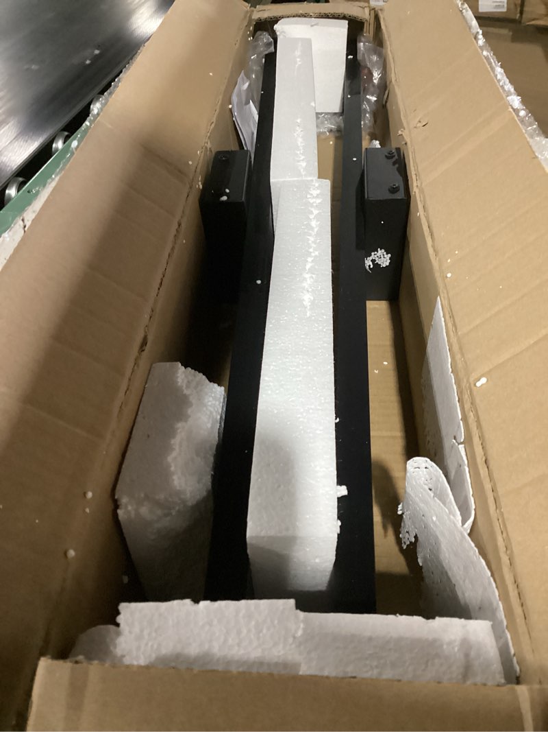 Condition photo showing Good Condition for edishine 2 pack modern outdoor wall lights dimmable, 39.3" linear led exterior wall light, 3cct, iron & pc, ip65 waterproof, long exterior lighting fixtures for front door, stair, black black 39.4 in