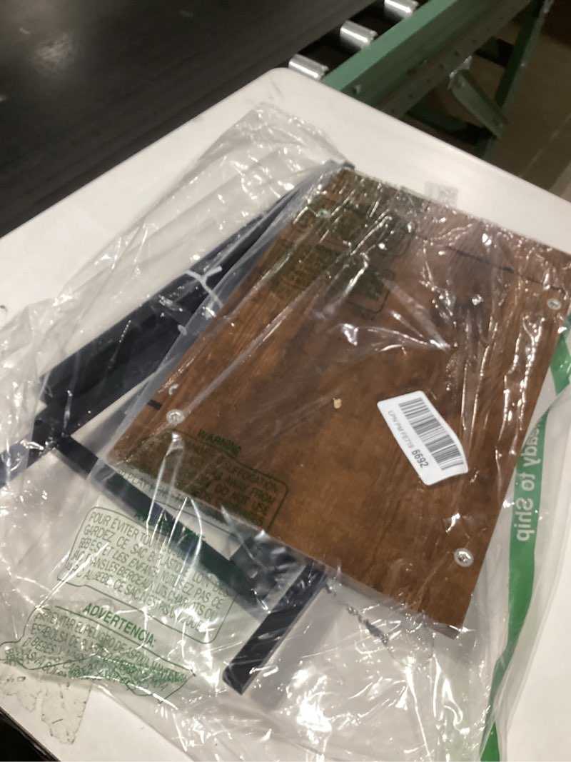 Condition photo showing As Is for GRLEAF 29.5" Narrow Console Table, Small Entryway Table, Thin Hallway Table Skinny Sofa Side Display Table for Entrance, Bedroom, Living Room, Foyer, Corridor, Office - Rustic Brown (9.5" Deep) Rustic Brown 1