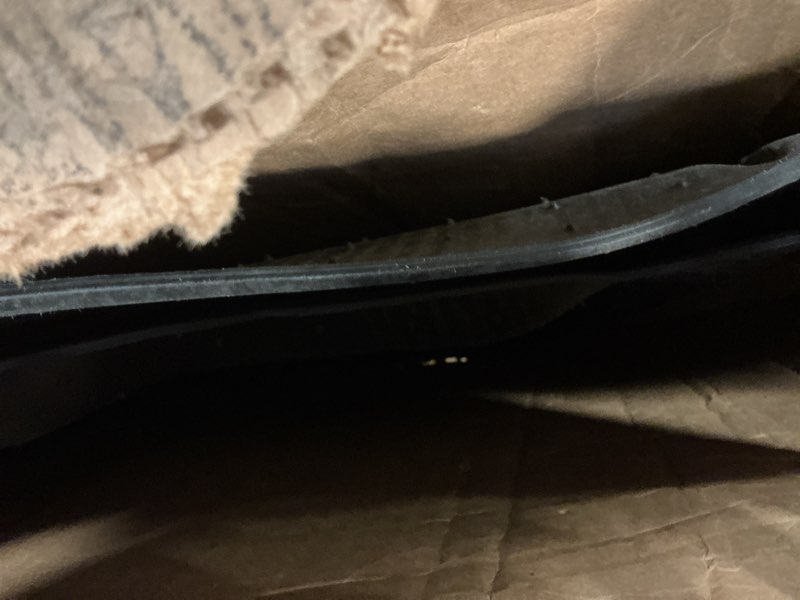 Condition photo showing As Is for Husky Liners Classic Style Series | 1998 - 2004 Ford Ranger Standard/2 or 4 Door SuperCab | Front Floor Liners, Black | 33711