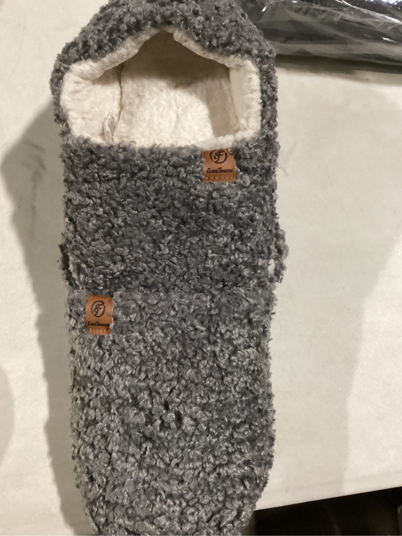 Women’s Soft Curly Full Slippers Memory Foam Lightweight House Shoes Cozy Loa...