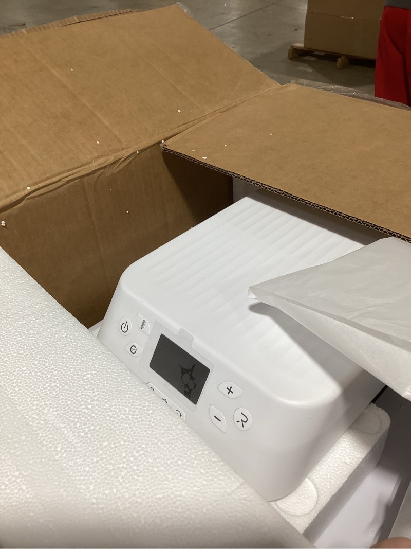 Condition photo showing As Is for Not tested HTVRONT Auto Heat Press Machine for T Shirts - 15x15 Smart T Shirt Press Machine with Auto Release - Professional Heat Press for Sublimation, Vinyl, Heat Transfer Projects white