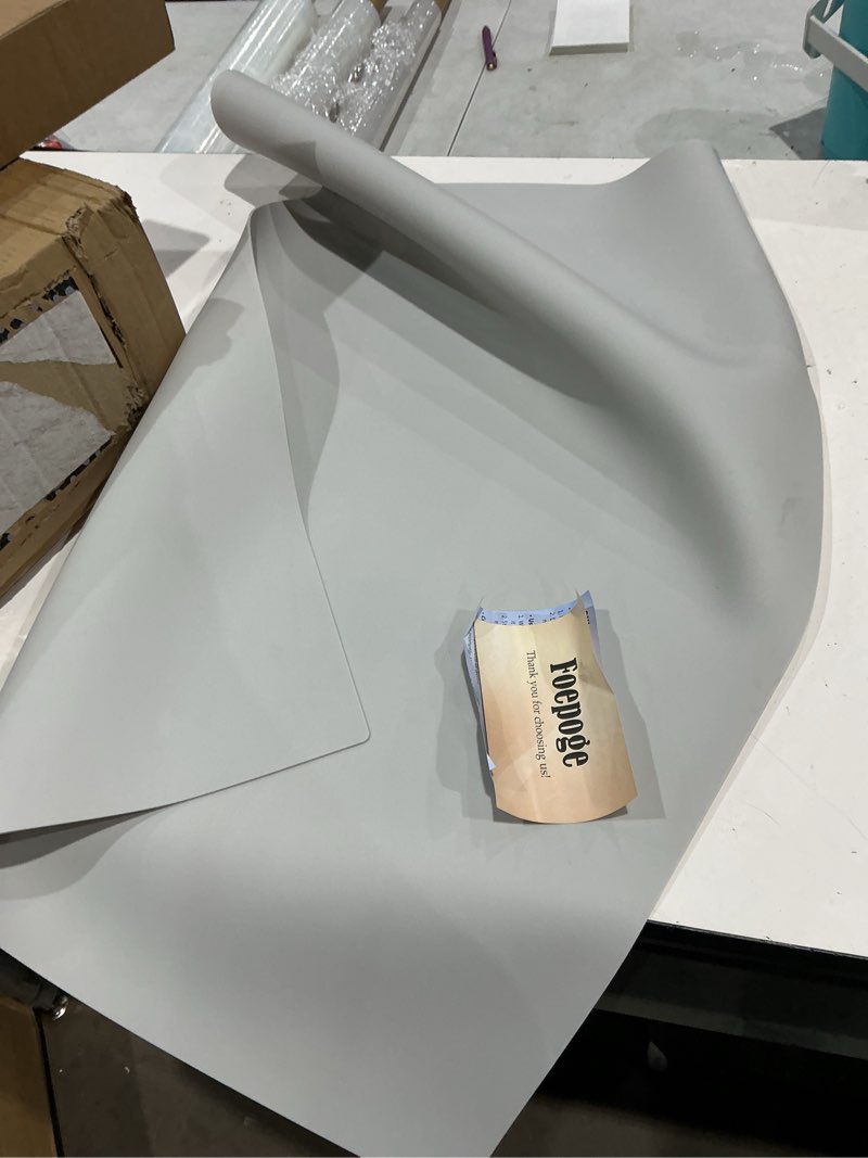 Condition photo showing Good Condition for large silicone mat 28 x 20 inch 1.5mm thick casting resin heat resistant silicone work mat for epoxy resin crafts cast iron jewelry placemat grey
