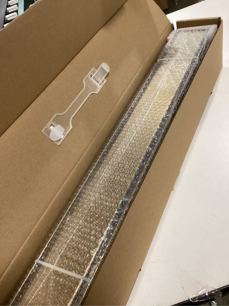 Condition photo showing Good Condition for Linear Shower Drain, 24 Inch Brushed Gold 304 Stainless Steel Shower Drain with Tile Insert Panels, Rectangle Shower Floor Drain with Adjustable Feet, Hair Catcher, Fits Bathroom, Balcony Brushed Gold 24-inch