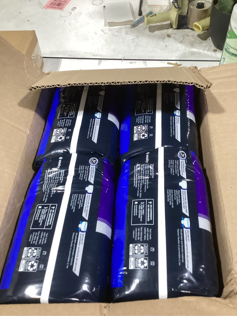 Condition photo showing New/Like New for Tena Men Overnight Extra Coverage Incontinence Underwear, Masculine and Discreet, S/M, 56 Count (Waist Size 34in-50in) Small/Medium 56