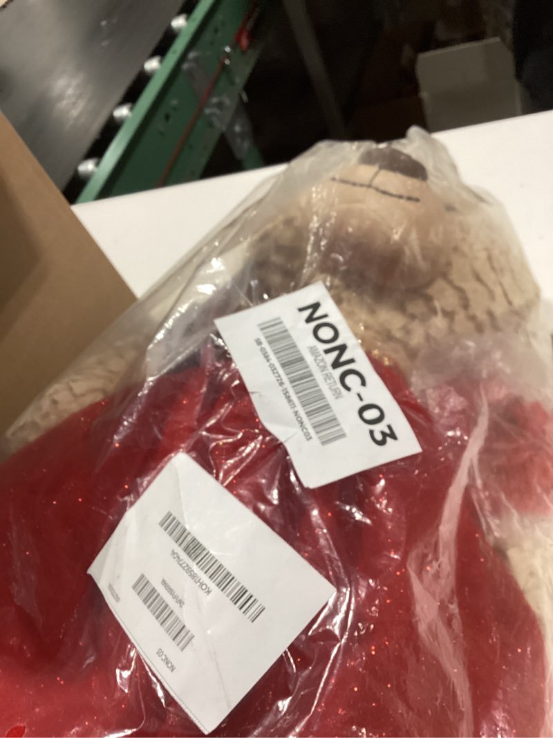 Condition photo showing Good Condition for kinnex collections since 1997 20" sweet 16 last doll teddy bear with dress (centerpiece) ~ arc16832a-14r (red)