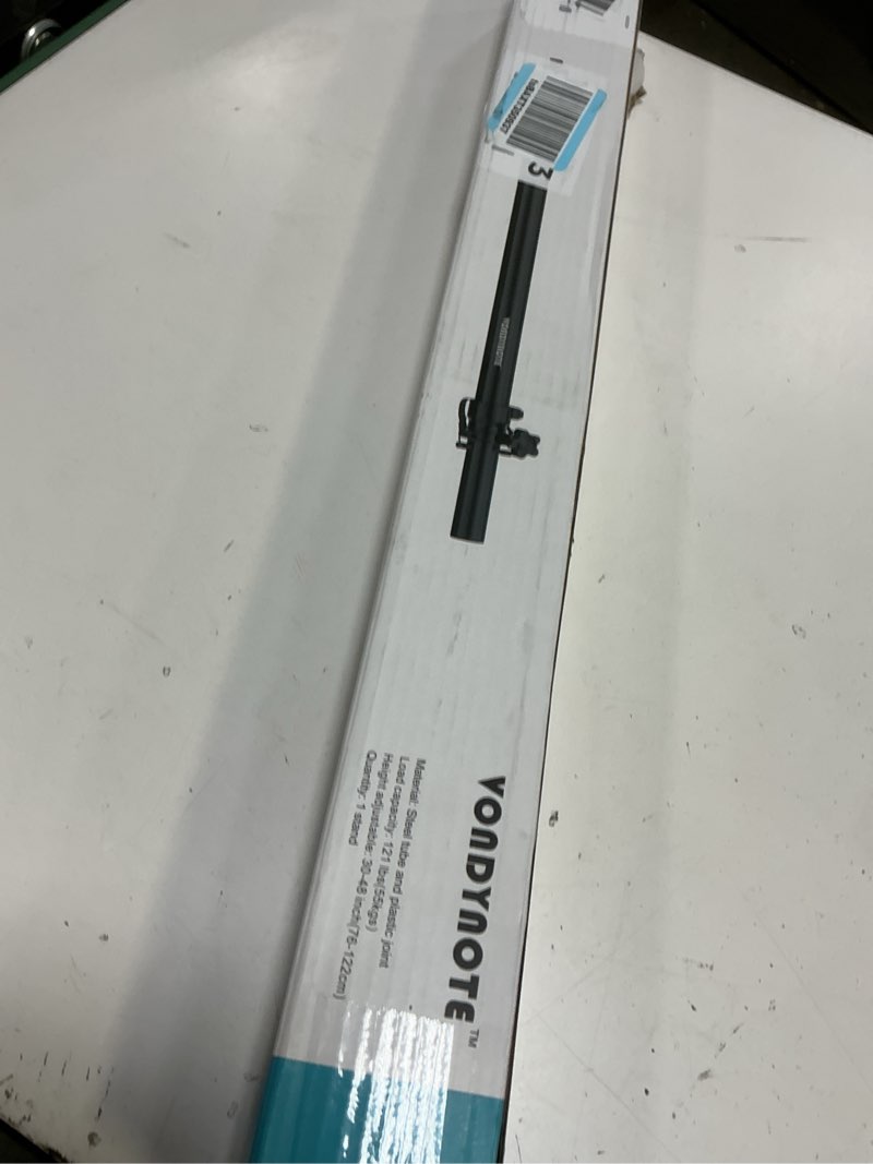 Condition photo showing New/Like New for speaker pole for subwoofer 35mm speaker pole mount extender height adjustable fits m20 threaded mount standard speaker pole, single
