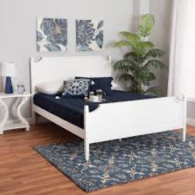(Box 1/2) Borislava Solid Wood Bed