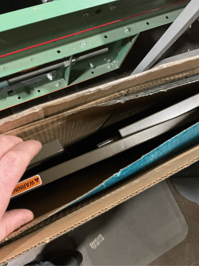 Condition photo showing Good Condition for Ingenuity Decorative Extra Tall Baby Gate & Dog Gate, 28.5"-48" Wide, 36" Tall, Hardware or Pressure Mounted, Install on Top or Bottom of Stairs, Banister, or Doorway - Bronze