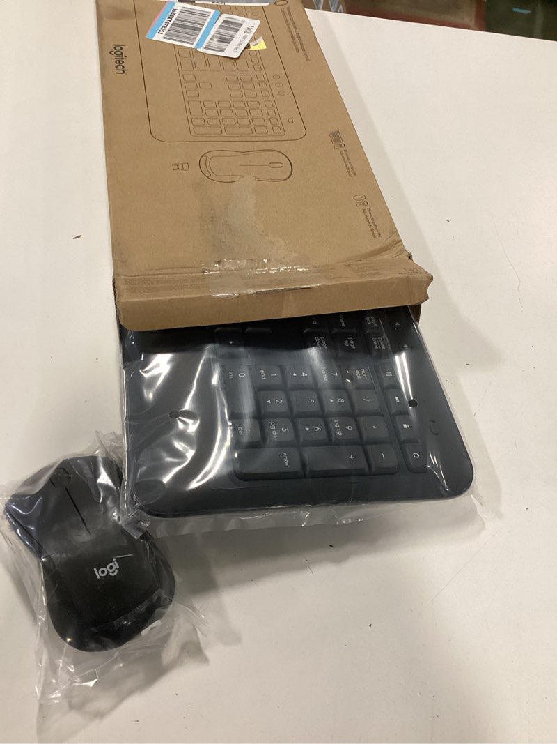 Condition photo showing Good Condition for Logitech MK540 Advanced Wireless Keyboard and Mouse Combo for Windows, 2.4 GHz Unifying USB-Receiver, Multimedia Hotkeys, 3-Year Battery Life, for PC, Laptop 2024 Model