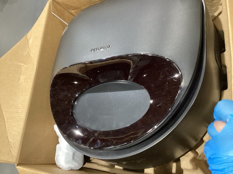 Condition photo showing As Is for petlibro automatic wet food cat feeder 2026 new version with semiconductor cooling, refrigerated 3 fresh meals in 3 days, app-controlled pet food dispenser, stainless steel bowl, easy to clean black feeder